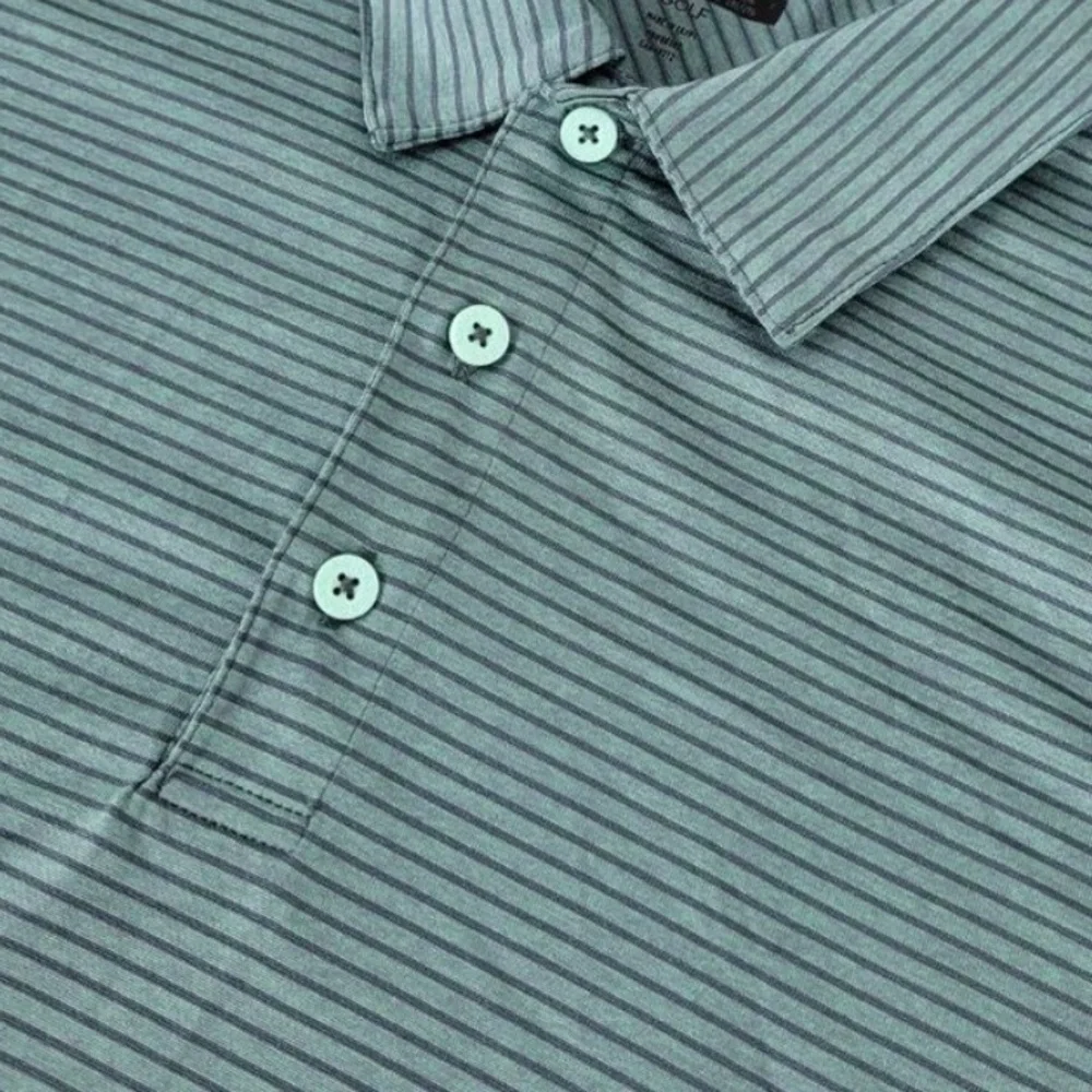 Adidas Golf Men’s Feeder Stripe Polo Shirt XL Green